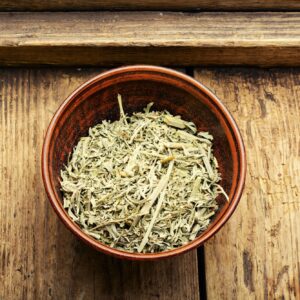 Dried wormwood or mugwort